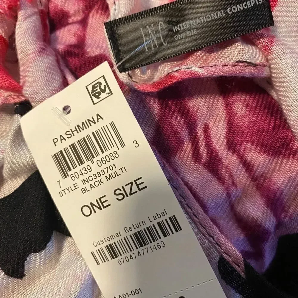INC International Concepts Dusk Floral Soft Wrap